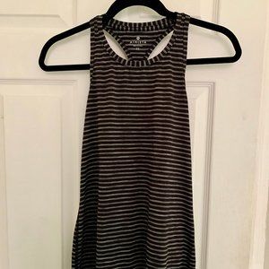 Athleta Chi High Neck Striped Racerback Tank